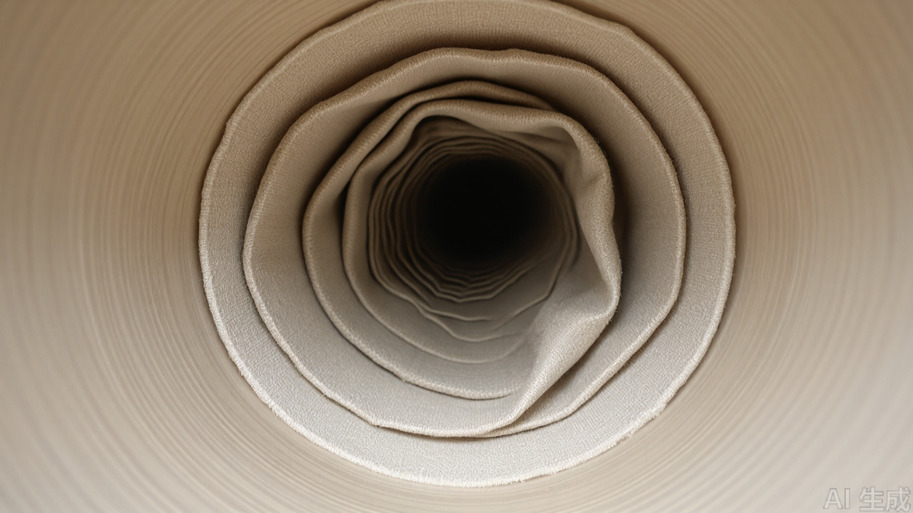 Cross-section diagram showing fabric path through folder entry, folding channel, and exit slot